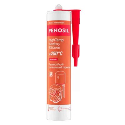 Герметик термостійкий 310ml HighTemp червоний PENOSIL