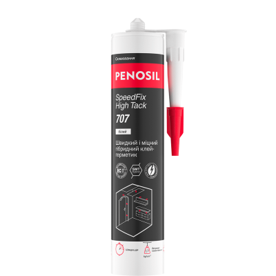 Клей міцний 290ml SpeedFix 707 біл.PENOSIL
