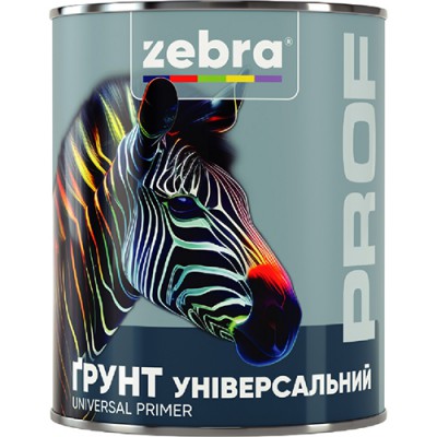 Грунт Універсальний 0,8кг.1187 087P Червоно-коричн.PROF ZEBRA