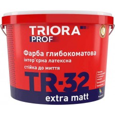 Фарба інтер'єрна матова 10л ТРІОРА TR-32