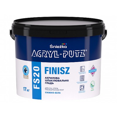 Шпакл фініш акрил 30кг ACRYL-PUTZ SNIEZKA