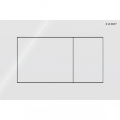 Кнопка для інсталяції "Sigma 01" SQUARE пластик,білий 115.660.11.1 GEBERIT