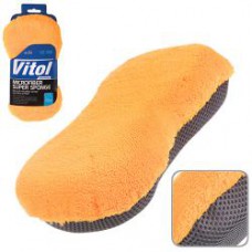 Губка для миття авто мікрофібра VSC-1555 24*11*5,5см VITOL